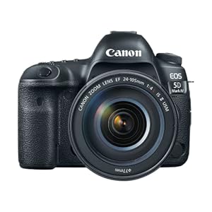 Canon EOS 5D Mark IV Full Frame Digital SLR Camera with EF 24-105mm f/4L is II USM Lens Kit Black