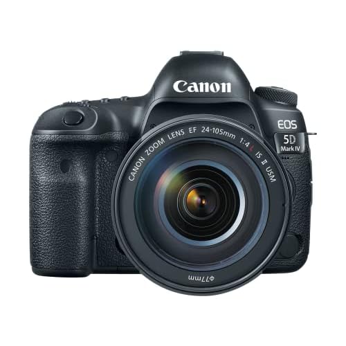Canon EOS 5D Mark IV Full Frame Digital SLR Camera with EF 24-105mm f/4L is II USM Lens Kit Black