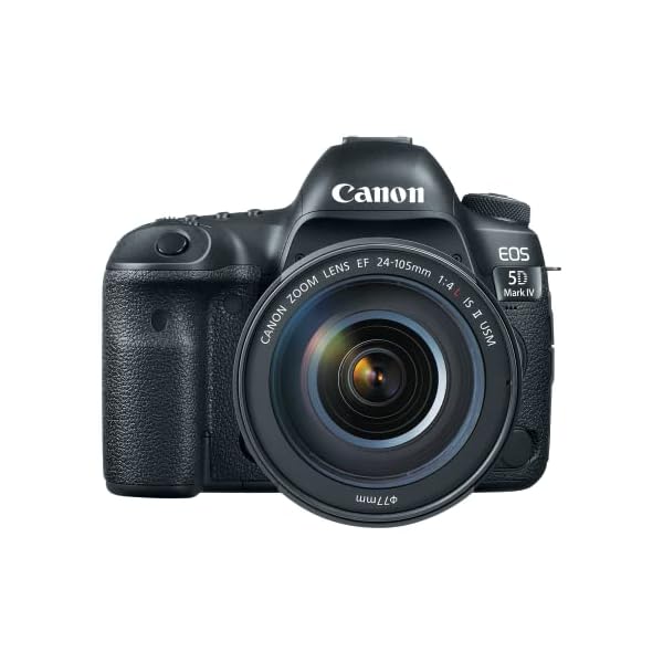 Canon EOS 5D Mark IV Full Frame Digital SLR Camera with EF 24-105mm f/4L is II USM Lens Kit Black