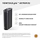 GLO hyper X2 Tabakerhitzer, Elektrischer Tabak Heater für klassischen Zigaretten Geschmack, Alternative zur E-Zigarette, bis zu 20 Sticks pro Akku-Ladung, Black