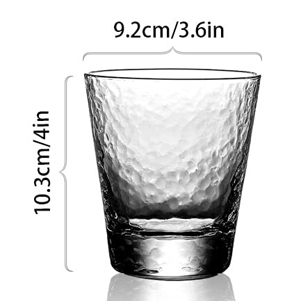 Set 4 Vasos de Vidrio Cristalizado 10oz miniatura 2