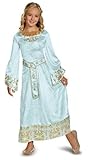 Disguise Disney Maleficent Movie Aurora Girls Blue Dress Deluxe Costume, Large/10-12 by Disguise [並行輸入品]