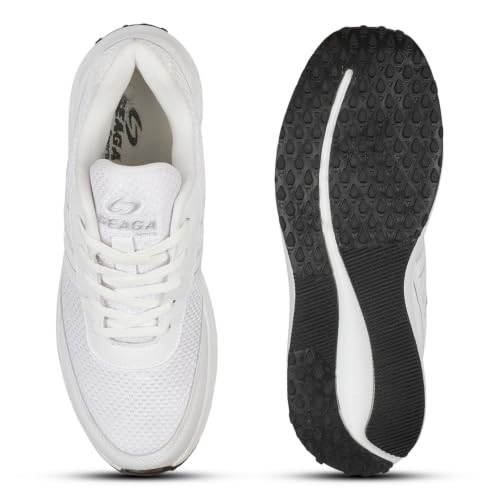 Image of SEAGA Sports Men Running Sports Shoes | Super Soft Breathable Casual Sneakers for Men | Anti-Skid Sole | Cushioned Insole | Lightweight Shoes Pack of 1