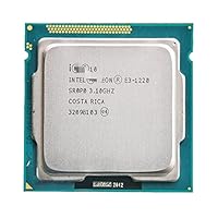 WMUIN Zentralprozessor Prozessor Original E3-1220 CPU E3 1220 80W Socket 1155 Server. CPU (3.1g. Hz / 8m / lga1155) Computerhardware