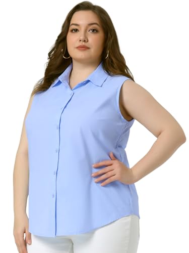 Amazon.com: Agnes Orinda Women's Plus Size Sleeveless Top Summer
