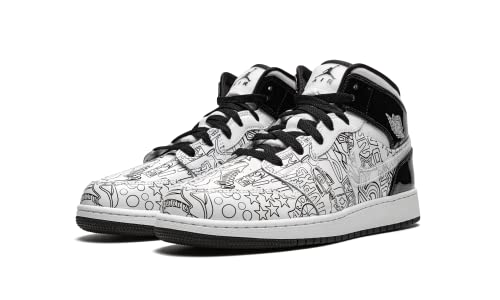 Jordan Youth Air 1 MID SE GS DC4099 100 DIY - Size 6.5Y2