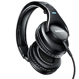 Shure SRH440 Gesloten hoofdtelefoon/over-ear, premium, referentie-hoofdtelefoon, ruisonderdrukkend, opvouwbaar…