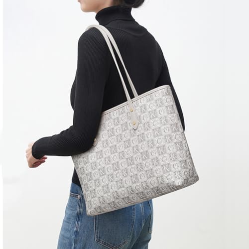 Bolso Tote de trabajo para mujer cuero ligero con cremallera miniatura 2