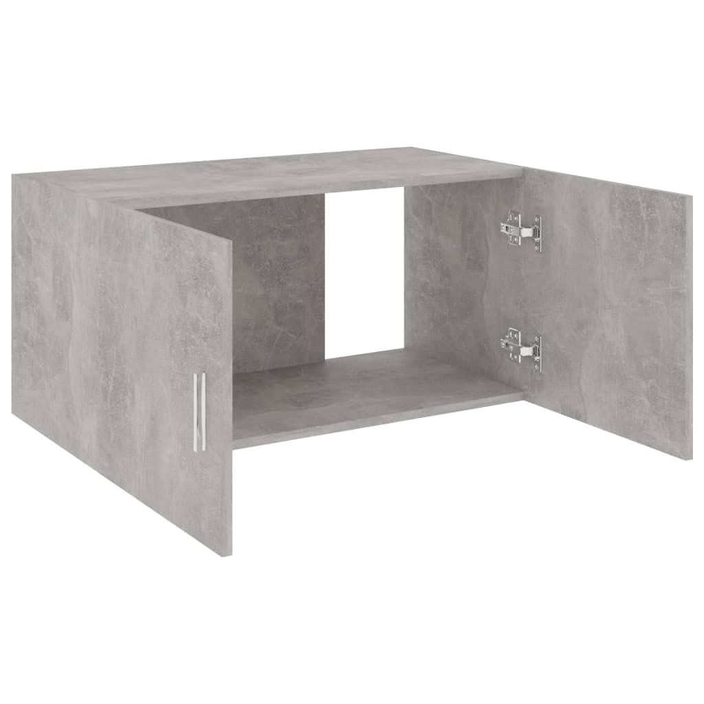 Solivagant Wandschrank Betongrau 80 x 39 x 40 cm Holzwerkstoff, Möbel,Regalsysteme,Wandregale, 16.8 kg-802799
