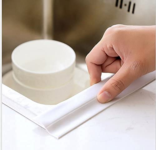Bathtub Sealing Tape, 3M Length Sealing Tape Waterproof Kitchen Sink Bath Basin Edge Wall Sealing Strip(22Mm*3.2M-White) #TOP1
