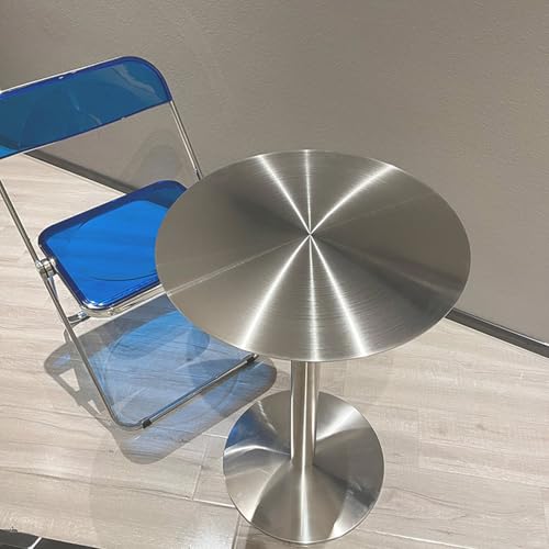 Table de bureau compacte argentée pour sublimer votre espace café - 3