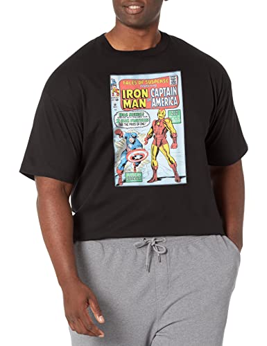T-Shirt Homme Marvel Capuchon en Fer en coton pour look geek