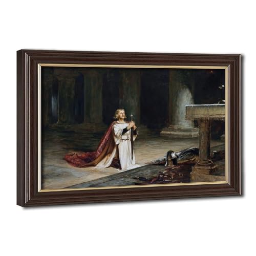 Affiches sur toile chevalier John Pettie pour habiller un grand mur vide