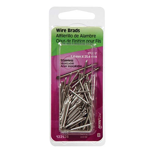 Hillman 17 Ga. x 1 in. L Stainless Steel Brad Nails 1 pk 2 oz.