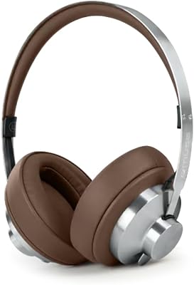 Muse M-298 SBR Casque Bluetooth | ANC Noise Cancelling Over-Ear avec 66 h d’autonomie, USB-C, AUX et Fonction Mains Libres, Bandeau Confortable