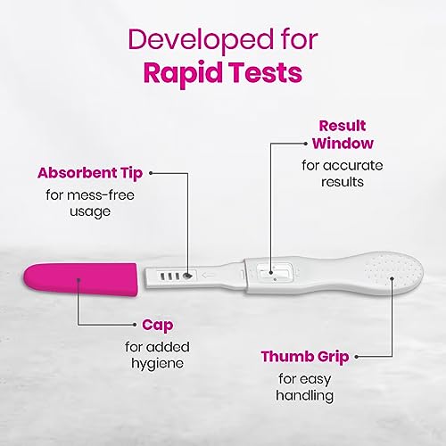 Image of i-Know Advance Mid Stream Pregnancy Test Kit | Rapid One Step Home based Midstream Urine Pregnancy Test | Accurate Result in 3 mins | HcG Test Kit | Pack of 1