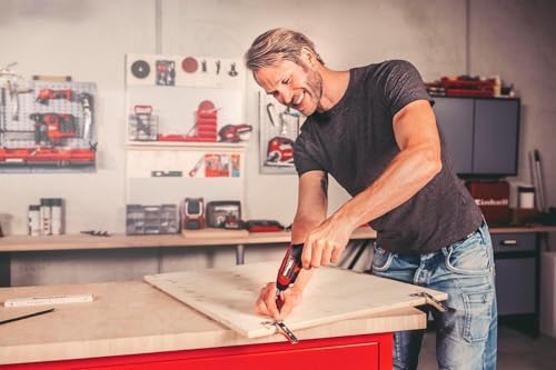 Bild 2 - Einhell Akkuschrauber TE-SD 3,6/1 Li (Li-Ion, 3.6 V, 4.5 Nm Drehmoment, Micro-USB-Lader, Magnetbithalterung, LED-Beleuchtung, Softgrip, inkl. 10-teiliges Bit-Set)