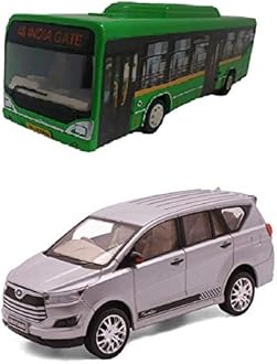 Amisha Gift Gallery Toys Car New Innova Crysta Pull Back Toy Model for Kids Red (Color May Vary as per Availability) (Multicolour-11)