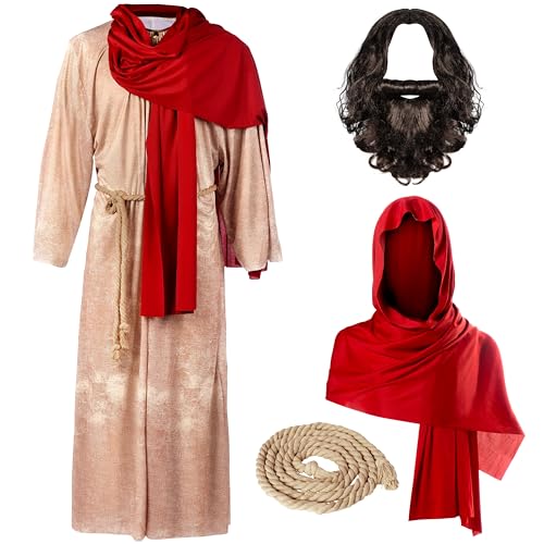 Spooktacular Creations Halloween Biblical Costume Men, Bible Costume Robe Halloween