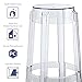 Modway Casper Modern Acrylic Counter Bar Stool in Clear - Fully Assembled