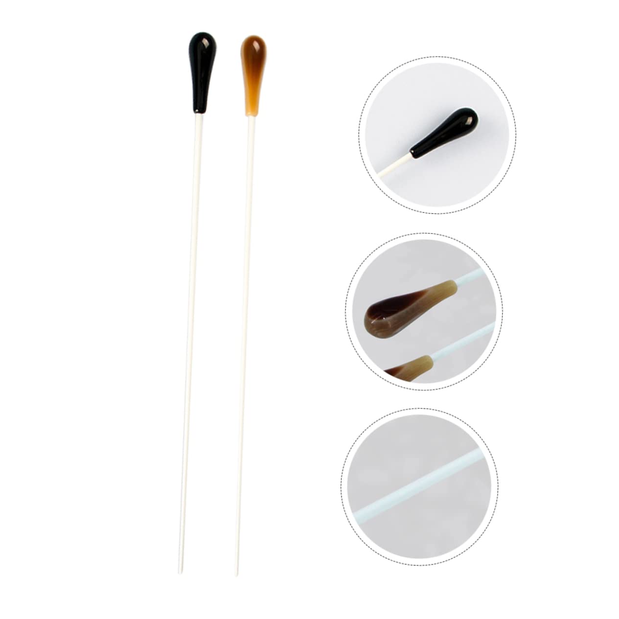 BESTonZON 10 Stk Musik-taktstock Konzertversorgung Orchesterleiter Zauberstab Musik Dirigent Zauberstab Musik-accessoire Musikstock Leistung Miniwelle Musik Dirigieren Stick Harz