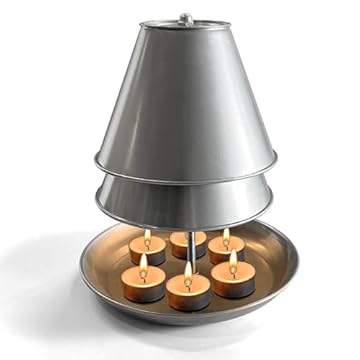 plant pot candle heater