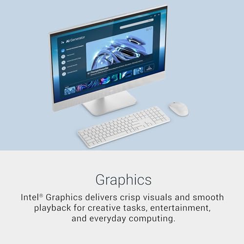Image of Dell 27 All-in-One Desktop Computer Touchscreen 2026, Intel Ultra 7 355(8-Cores), 64GB DDR5, 2TB SSD, 27-inch FHD WVA Display, Pen Support, Win 11 Pro, Wi-Fi 7, BT 6, Copilot+ PC, KB and Mouse