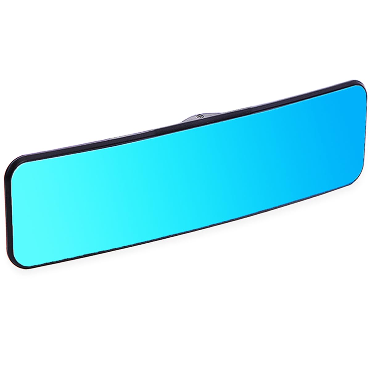 SkycropHD Anti Glare Rear View Mirror for Car, Clip on Wide Angle Panoramic Rearview Mirror Eliminate Blind Spots – Convex, Blue