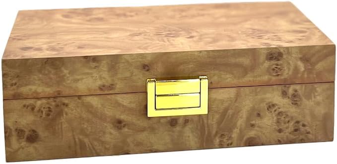 Cruiser’s Caché | Burl Wood Design Boxes | Fully LIned | Small