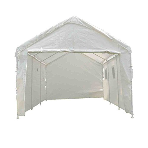 King Canopy Enclosed Canopy With Windows - 10'8"Wx20'Dx9'9 H #TOP18