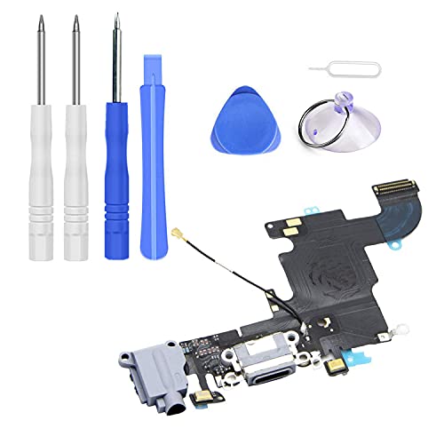 Cavo flessibile con presa di ricarica USB Lightning, antenna e microfono, altoparlante, jack per cuffie/jack audio, contatti Home Button e connettore antenna.