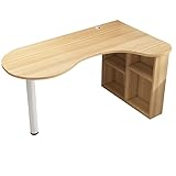 Bureau multifonctionnel : Son vaste espace de travail en fait le poste de travail idéal pour la maison ou le bureau. Parfait pour les coins ou les espaces ouverts du salon, de la chambre, du bureau ou de l’espace de travail à domicile, il permet de garder tout à portée de main et bien organisé.