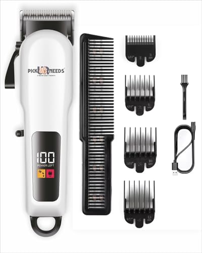 Image of Pick Ur Needs Professional Hair Cutting Machine Rechargeable Hair Clipper /Trimmer For Men With LED Smart Display Shaver For Men