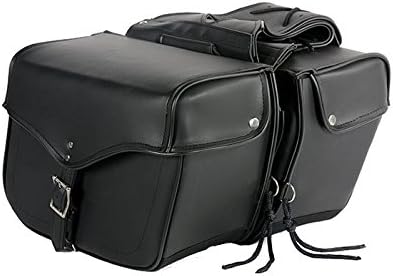 Ultimate Leather Motorcycle Saddlebags - Waterproof Motorcycle Luggage SD1483-14" W x 10" H x 6.5" D