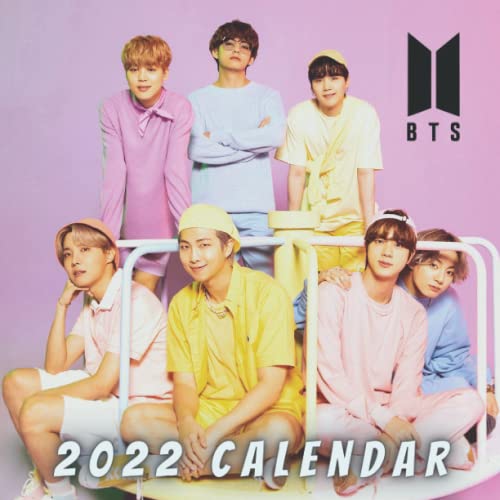 BTS CALENDAR 2022: k-Pop Bangtan Boys Monthly calendar planner 2022, Great Bts gift for all fans, kids & adults, With 14 Unique BTS Pictures (Young Forever Bts) Bts Merchandise For Girls & Boys