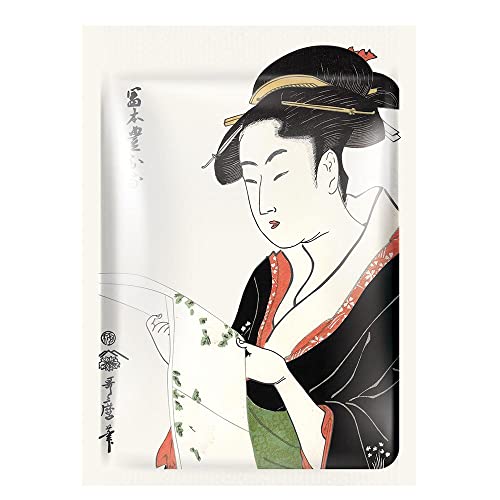MITOMO Face Sheet Mask. Made in Japan. Pack of 10 (25g x 10) (Pearl Cherry Blossom (10 Masks))