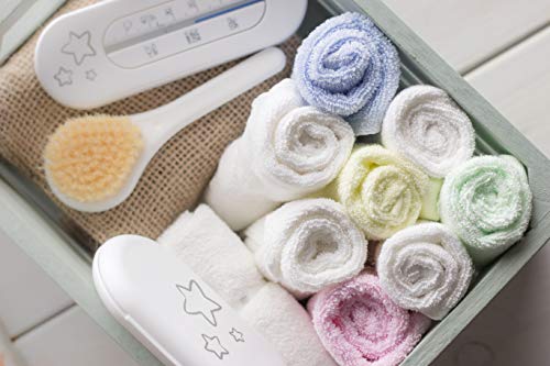 Miniatura 4 de Jm Baby - Toalla De Baño Para Bebé, 100 Bambú, Ultragruesa, 500 G M , Protege Contra Irritaciones Y Erupciones Cutáneas, 25 X 25 Cm, Toalla De Baño Para Recién Nacidos, Accesorios Para Cambiador,