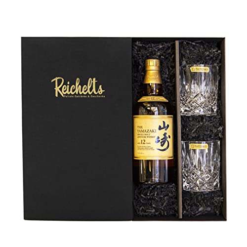 THE YAMAZAKI Single Malt Japanese Whisky 12 Jahre 0 7 l 43% + 2 Nachtmann Tumbler als Geschenkset in Präsentbox by Reichelts