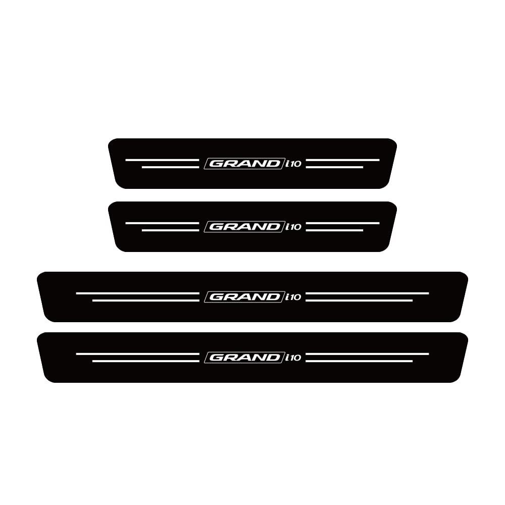 SDYAYFGE 4Pcs Kick Plates Car Door Sill Protector,for HYUNDAI GRANDI10