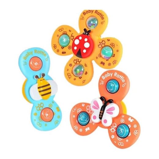 Brinquedo para Bebe Gira Com Estimulo Sensorial Spinner