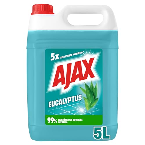AJAX - Nettoyant Multi-Usage Fraicheur Eucalyptus – 5 actions nettoyantes – élimine instantanément la saleté – dégraisse – redonne de l'éclat –...