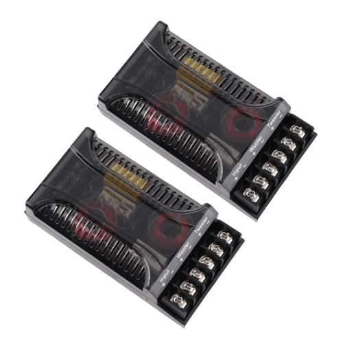 Xixian Divisor de Frecuencia de Altavoces de Automóviles con Cableado Razonable, Componentes Agradables y Cruce de Audio de 2 Vías para Protección contra Sobrecorriente Disipación de