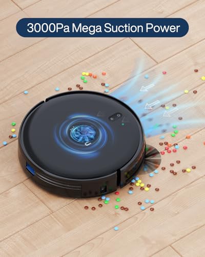 Thamtu Robot Vacuum Cleaner, Super Thin, Powerful Suction Vacuum Robot, Self-Charging Robo - image 2