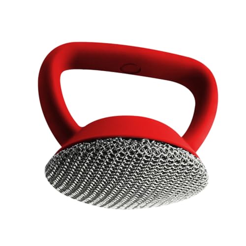 Yardenfun Brosse à Récurer en Acier Inoxydable avec Manche Long Brosse De Nettoyage pour Casseroles Poêles Résistante Adaptée La Cuisine Ménagère