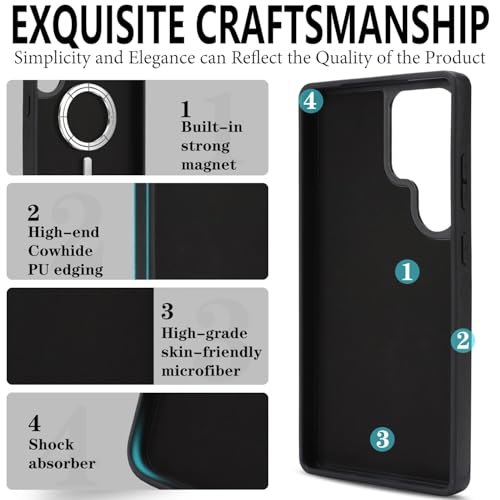 Étui iPhone 12 Pro Max noir housse portefeuille en cuir à rabat - 3