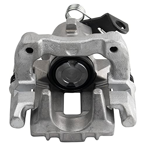 Image of TRQ Rear Right Brake Caliper w /Bracket Passenger Side | For 2002-2006 Audi TT TT Quattro 1998-2010 Volkswagen Beetle 1999-2006 Golf