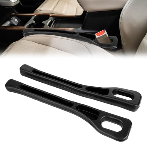1 Paar Autositz Lückenfüller,Schwarz Car Seat Gap Filler,Auto-Organisator,Aufbewahrungsbox,Sitzspaltfüller,Aufbewahrung von Kleinteilen Mobiltelefone,für Personenwagen, Suv und Lastwagen