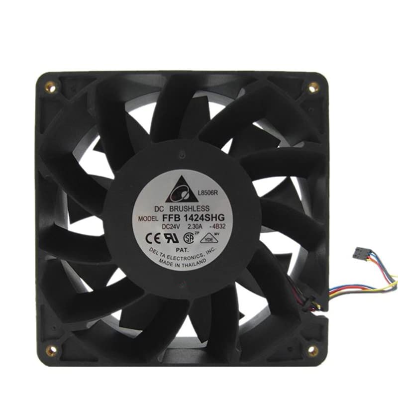 Delta FFB1424SHG 14CM 24V 2.30A 4-wire PWM temperature control violent cooling fan