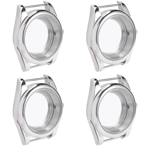 Boîtier en acier inoxydable 39mm transparent pour montres NH35 NH36