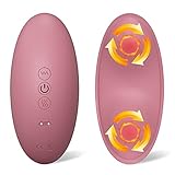 HAYAEN Heating Lactation Mssager Vibrating Breast Massager 2 in1, 3 Adjustable Heating + 10 Vibration for Clogged Ducts,Breastfeeding Massager to Improve Milk Flow and Congestion (Pink)